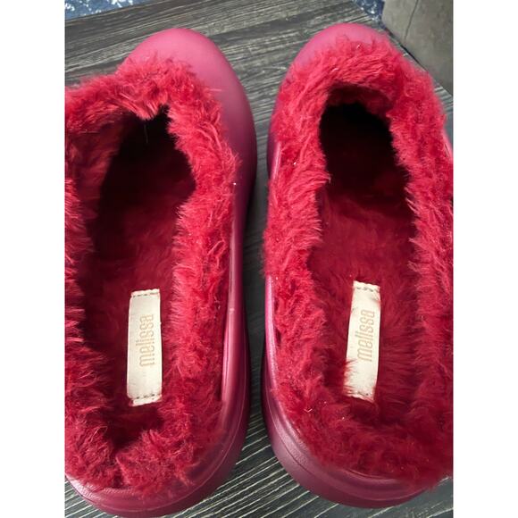 NWOT MELISSA Free Clog Fluffy Platform SZ. 9 - Picture 3 of 6